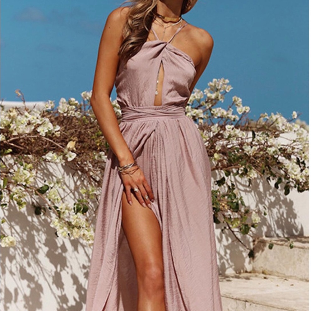 NEW HALTER DRESS